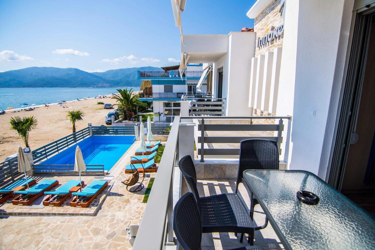 Ippokampos Holidays Apartment Nea Vrasna Bagian luar foto