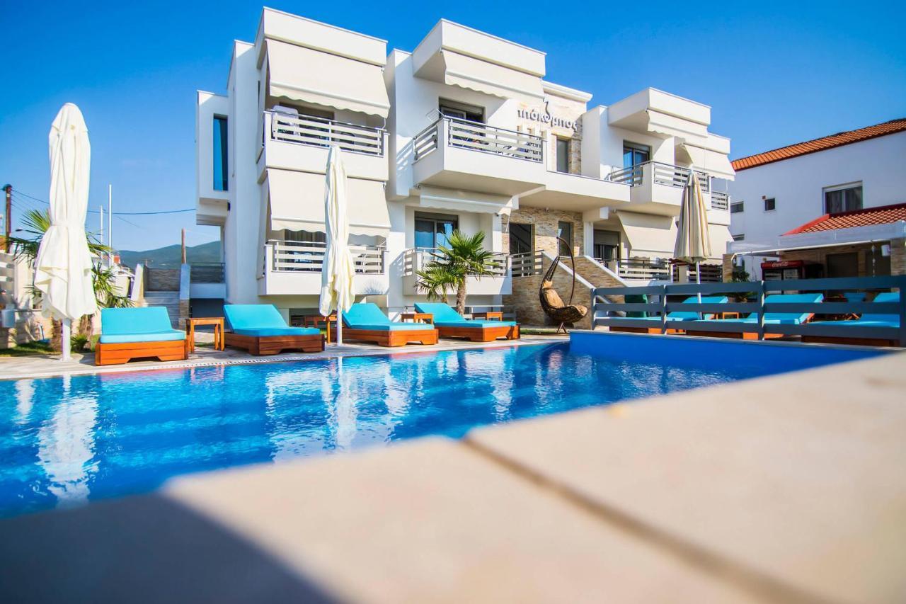 Ippokampos Holidays Apartment Nea Vrasna Bagian luar foto