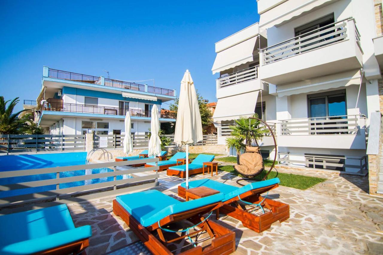 Ippokampos Holidays Apartment Nea Vrasna Bagian luar foto