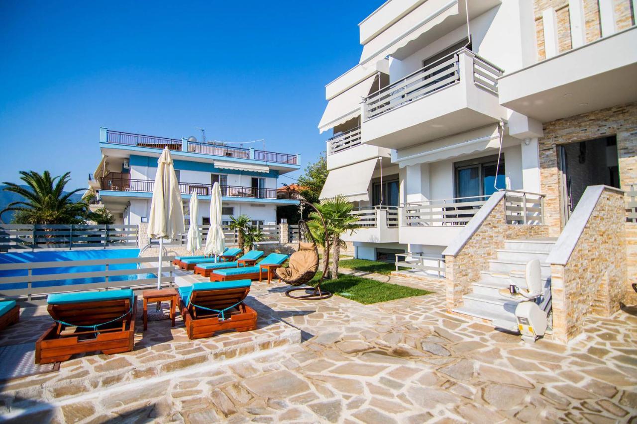 Ippokampos Holidays Apartment Nea Vrasna Bagian luar foto