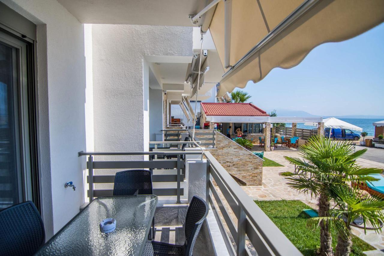 Ippokampos Holidays Apartment Nea Vrasna Bagian luar foto